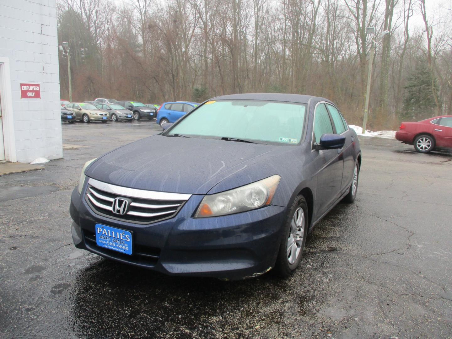 2012 BLUE Honda Accord LX-P Sedan AT (1HGCP2F45CA) with an 2.4L L4 DOHC 16V engine, 5-Speed Automatic transmission, located at 540a Delsea Drive, Sewell, NJ, 08080, (856) 589-6888, 39.752560, -75.111206 - Photo#0